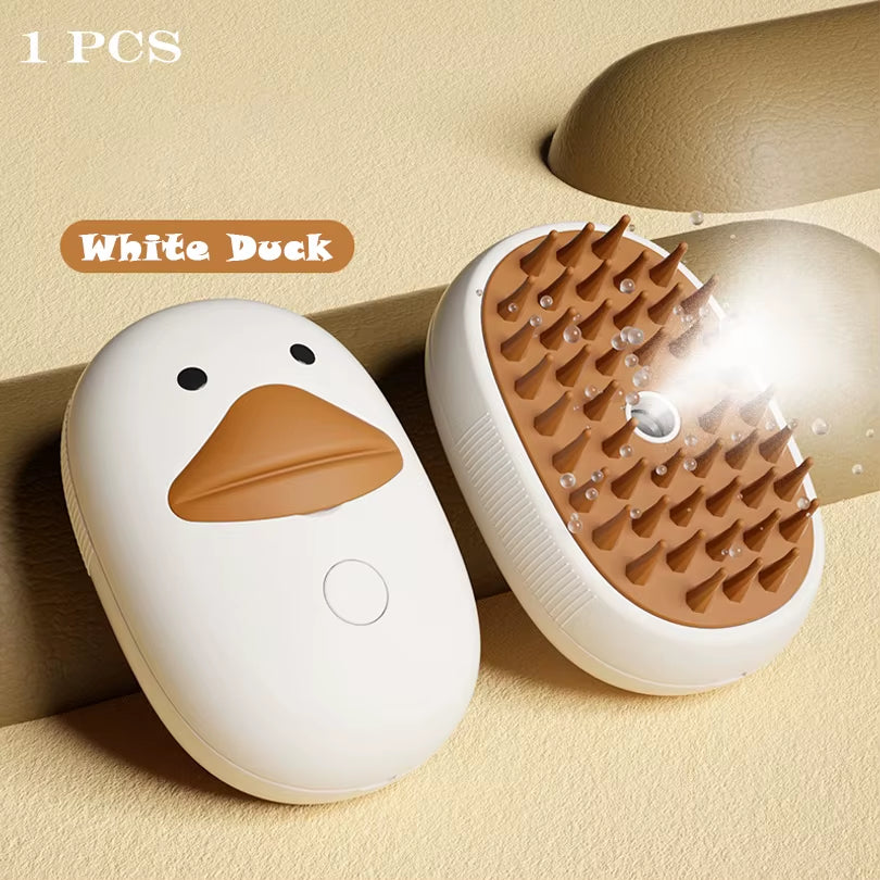 Cat Dog Steamy Brush Steam Brush Electric Sprayer for Massage Pet Grooming Tool Shedding 3 in 1 Electric Sprays Massage Combs